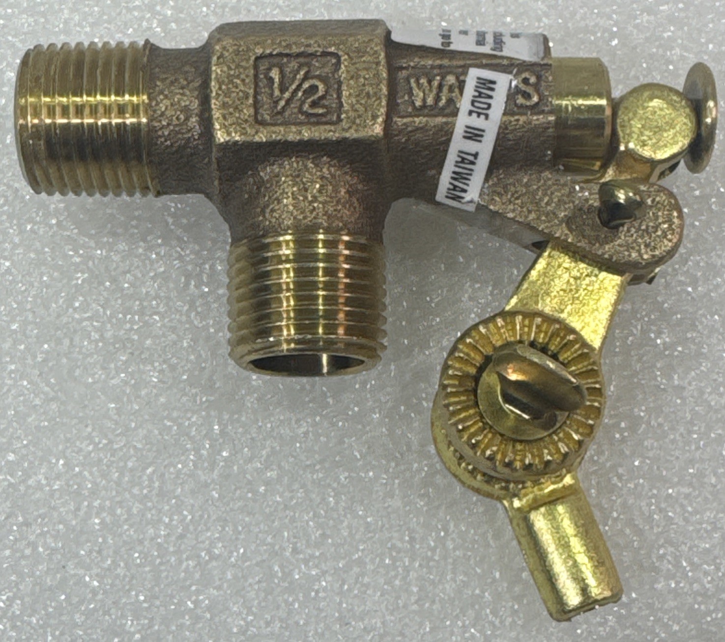 Watts ST500 1/2″ Bronze Standard Duty Float Valve Male NPT 125 PSI 180°F