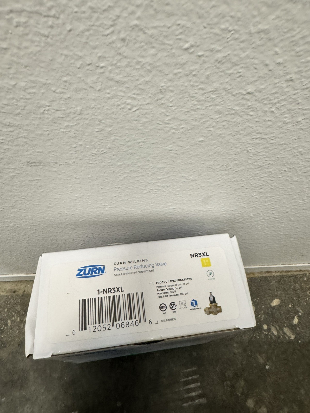 Zurn Wilkins 1-NR3XL Pressure Reducing Valve