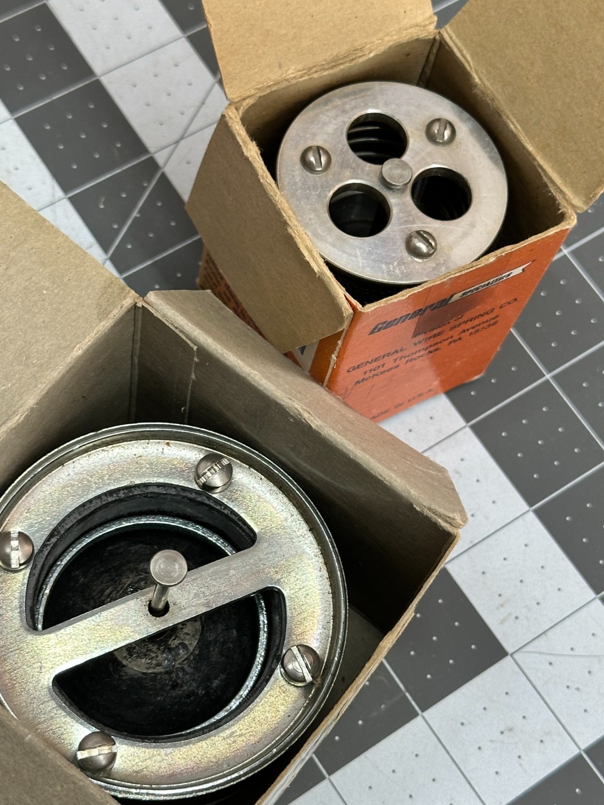 NOS 2-pack lot GENERAL SPECIALTIES FLOOD GUARD 3″ & 2″ FLOOR DRAIN CHECK VALVE