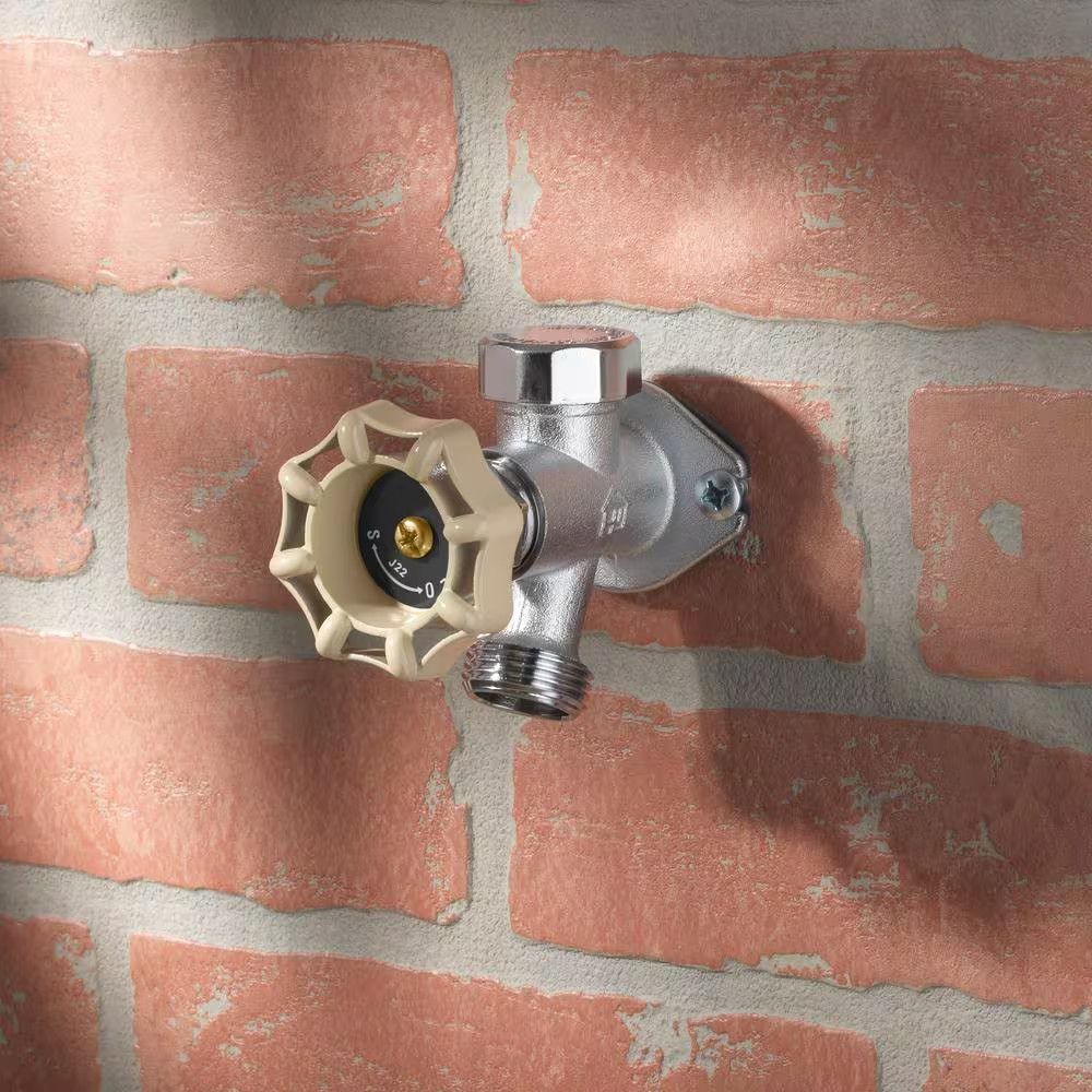 3/4 In. MHT X 1/2 In. MIP and 1/2 In. SWT X 8 In. Brass Anti-Siphon Frost Free S