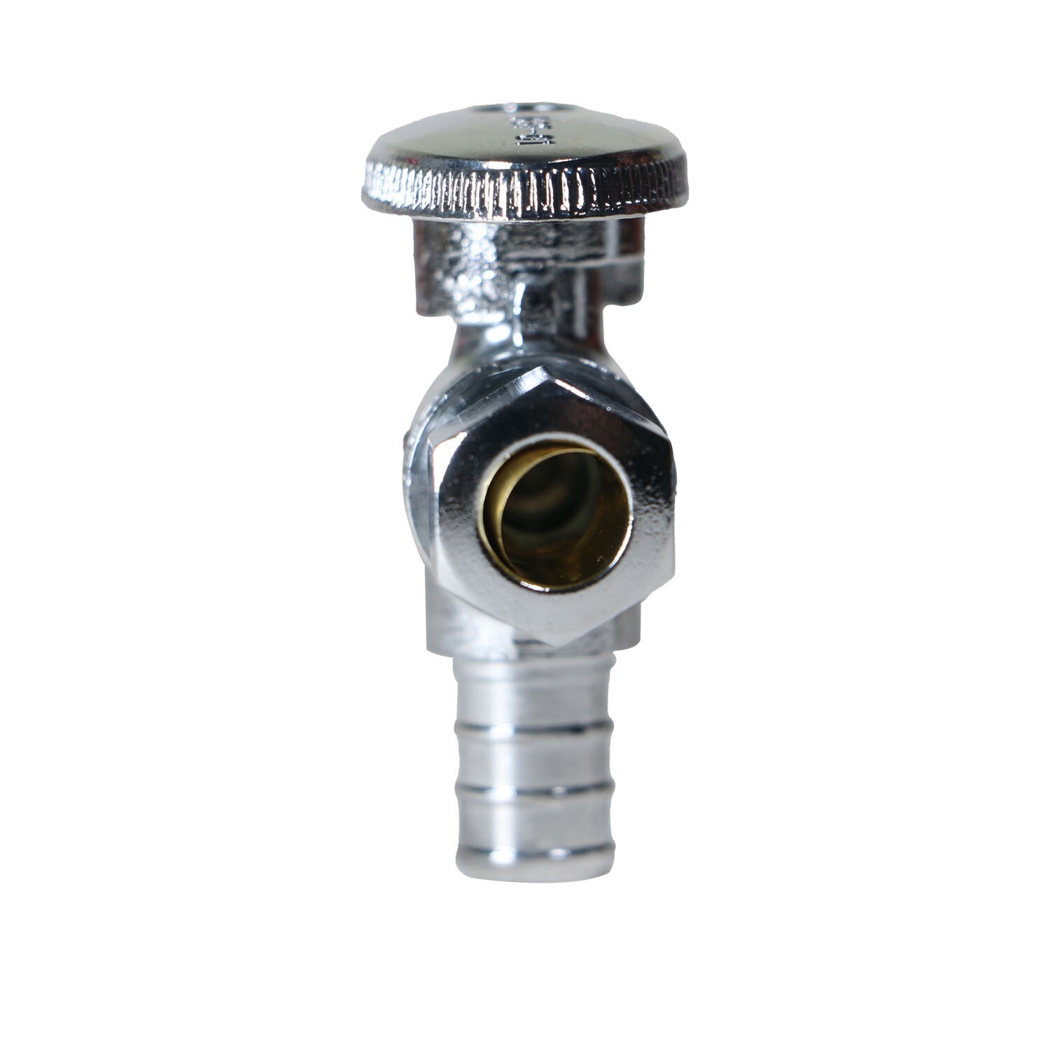 10 PIECES 1/2″ PEX X 3/8″OD BRASS 1/4 TURN ANGLE STOP VALVE (LEAD-FREE BRASS)