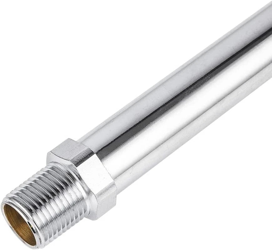 4-inch Anti-Siphon Frost Free Sillcock 1/2″ MIP X 3/4″ Hose Bibb, Chrome Plat…
