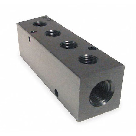 Pneumadyne M30-375-4 Manifold, Metal, Npt, 4-3/4 In. L