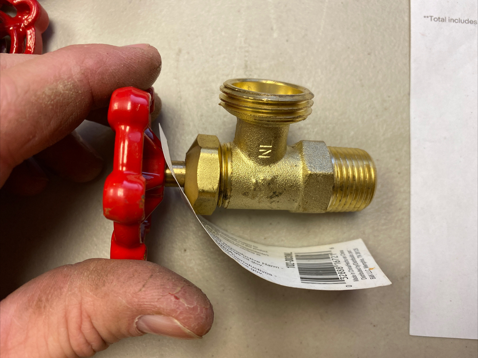 B & K, Part #102-003nl, Proline Boiler Drain 125 PSI, NL Brass Male Threaded
