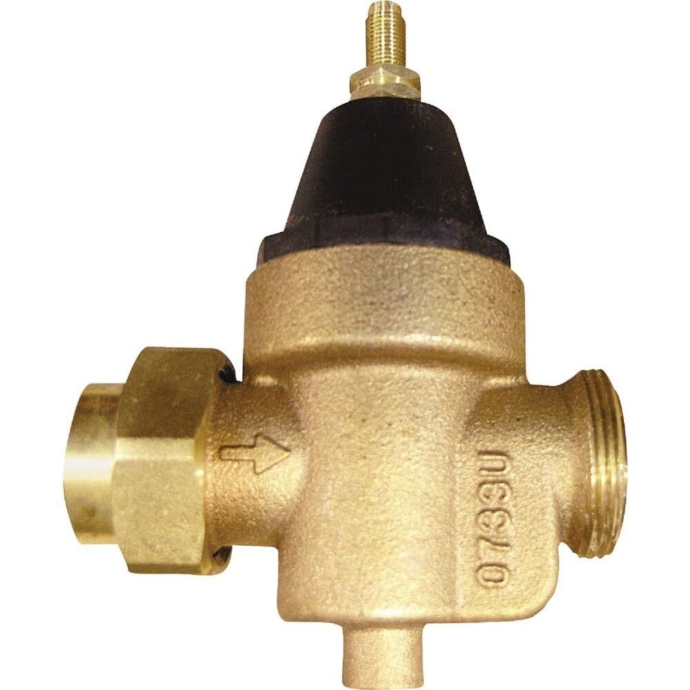 1″ Lead-Free Water Pressure Reducing Valve – Adjustable 25-75 psi, 400 psi Max
