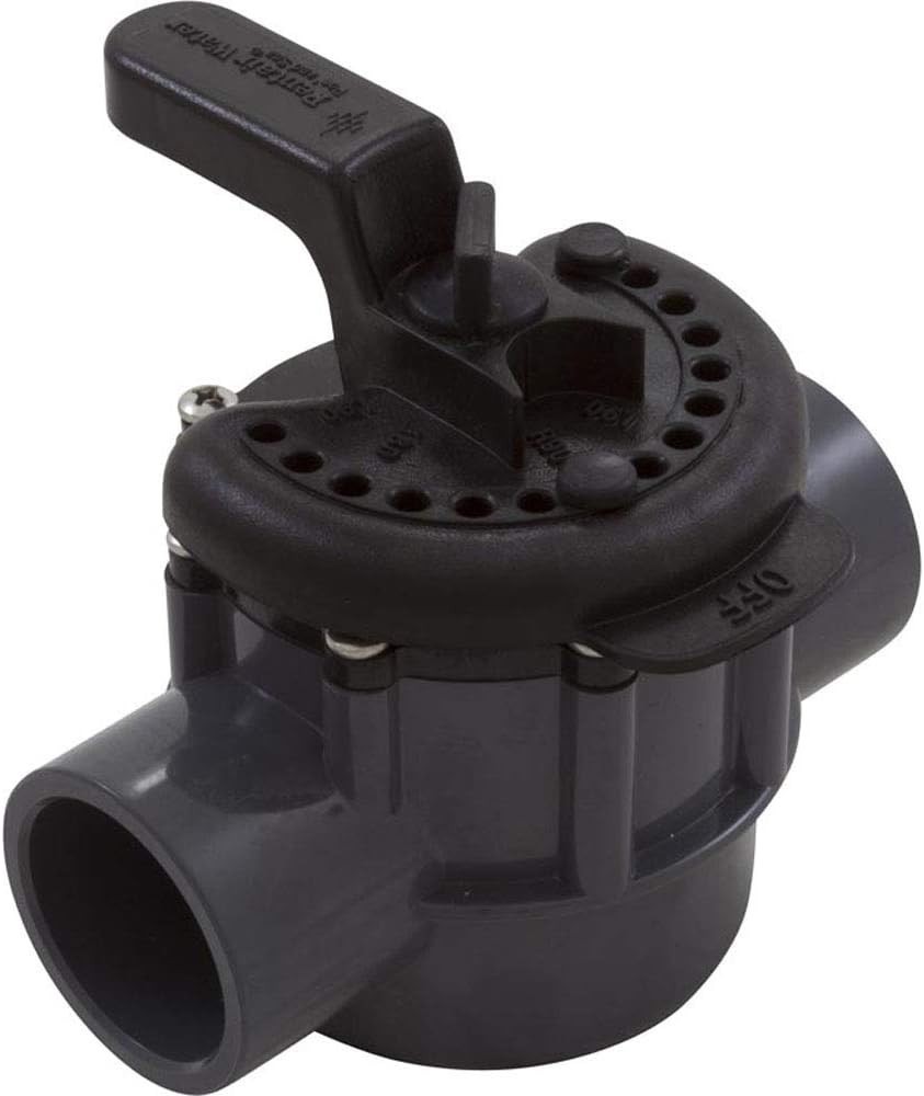 Efficient 2-Way PVC Diverter Valve – Slip Connection & Adjustable Settings