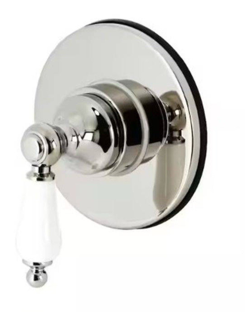 Kingston Brass KS3036PL Three-Way Diverter Valve with Trim Kit, Polished Nickel