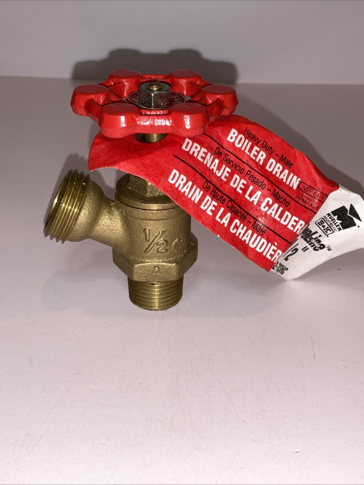 Mueller 102-703 1/2″ Boiler Drain
