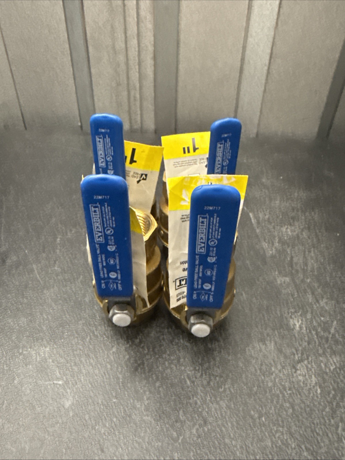 4 PACK !! Everbilt 1″ Brass FPT x FPT Full Port Threaded Ball Valve -107-405EB