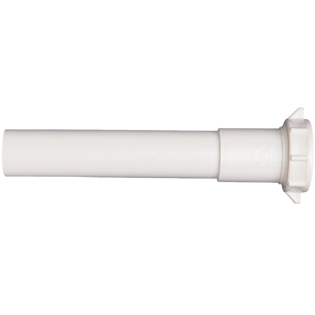 Do it Best 1-1/2 In. x 12 In. White Plastic Extension Tube DIB55-12W SIM Supply,