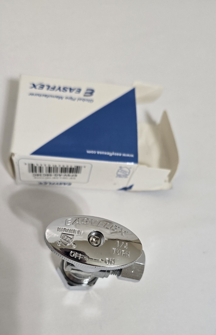 EasyFlex, Supply Stop Valve, Quarter Turn