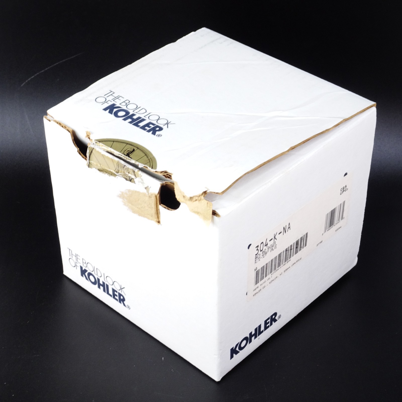 Kohler Bath And Shower Rite – Temp Valve 304-K-NA + Manual OPEN BOX