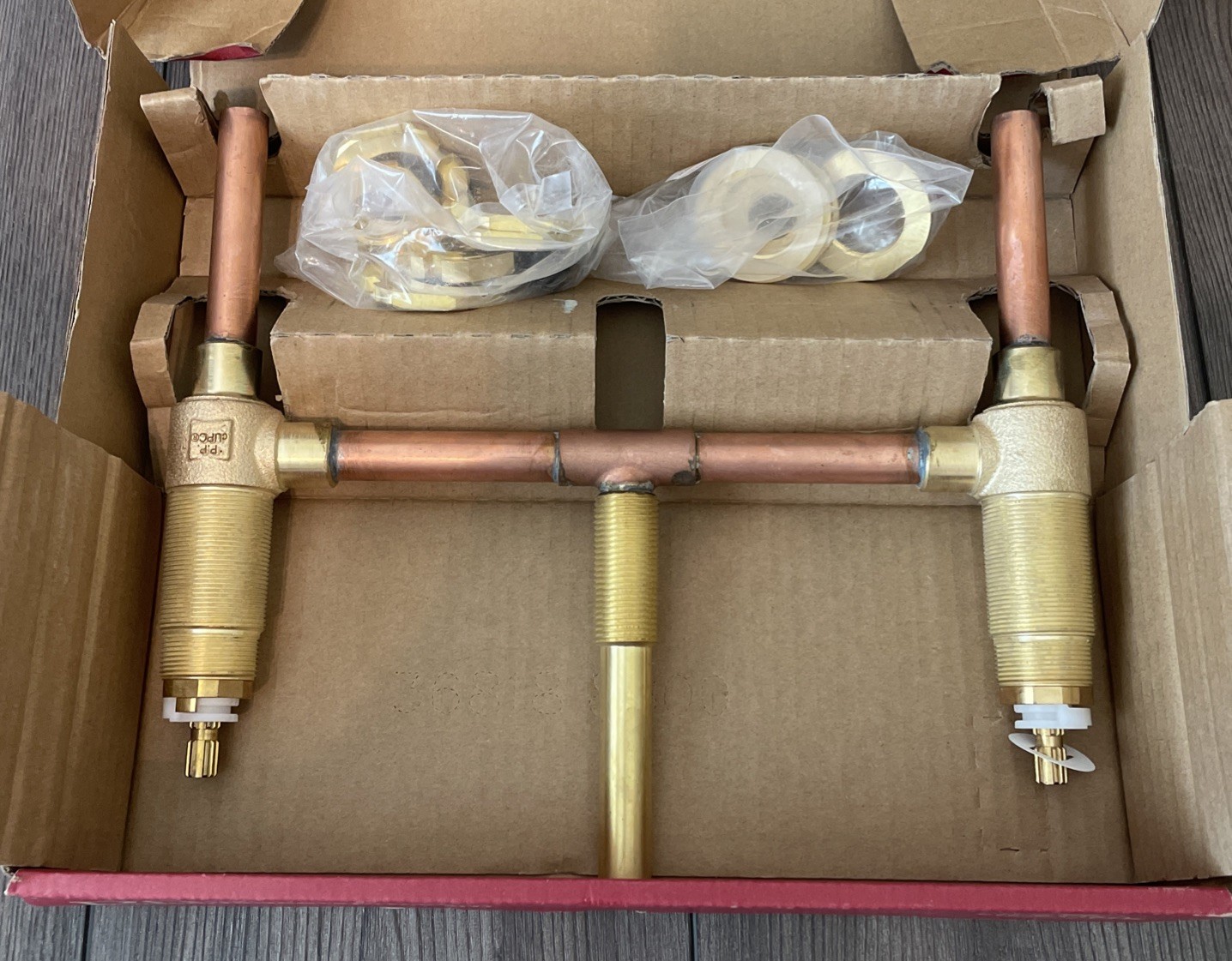 Pfister 0X6-050R 1/2 Inch Rough In Valve for Double Handle Roman Tub Faucets