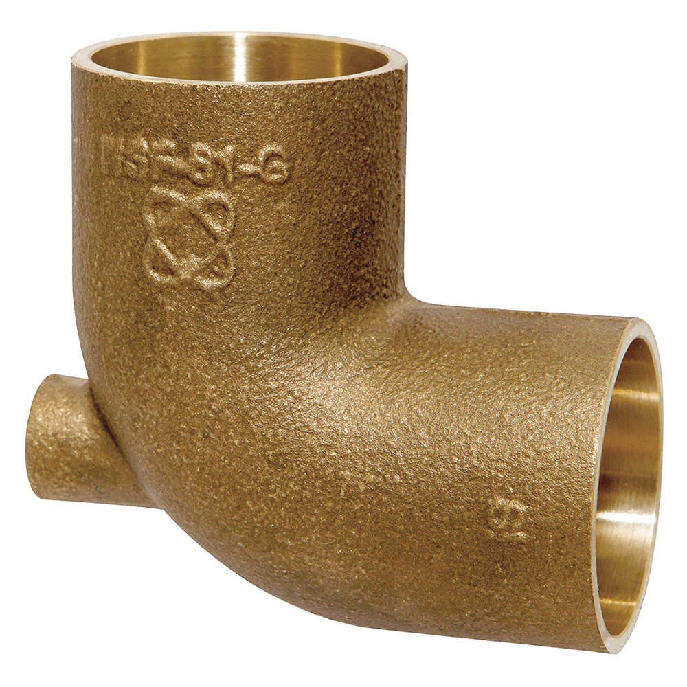 NIBCO 705-LF 3/4X1/8X3/4 Baseboard Tee,LL Cast Bronze,3/4″,CxFNPT 40F188