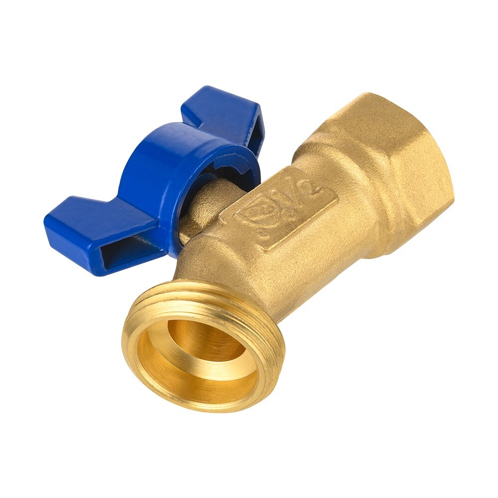 EFIELD 1/4Turn Female Spigot Outdoor Brass Valve 3/4″ or1/2″ NPT Inlet x3/4″ MHT