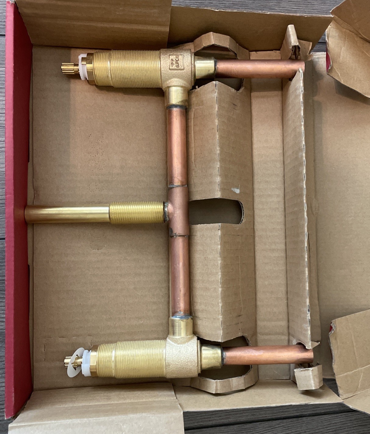 Pfister 0X6-050R 1/2 Inch Rough In Valve for Double Handle Roman Tub Faucets