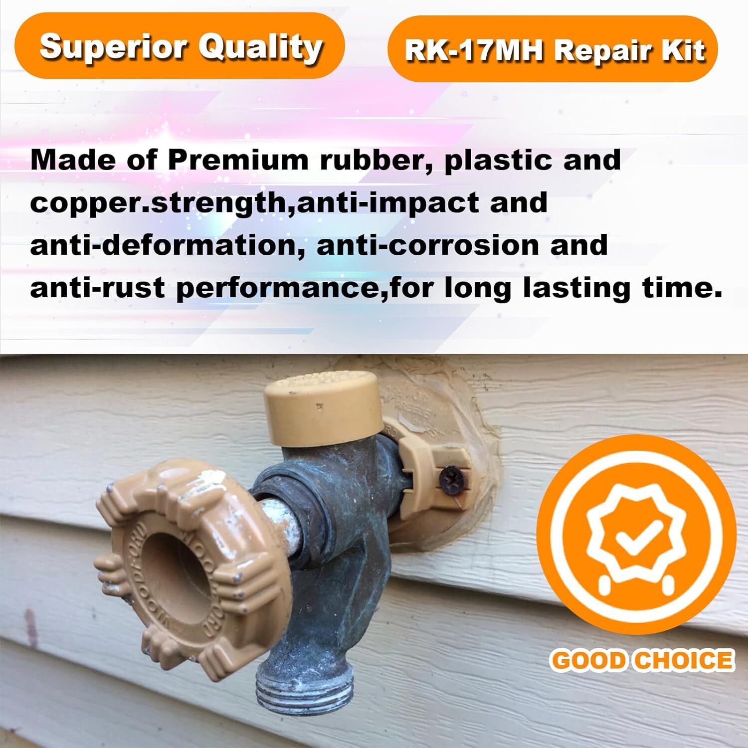 RK-17MH Metal Handle Repair Kit for Woodford Model 17 Outdoor Wall Faucet 12 PCS