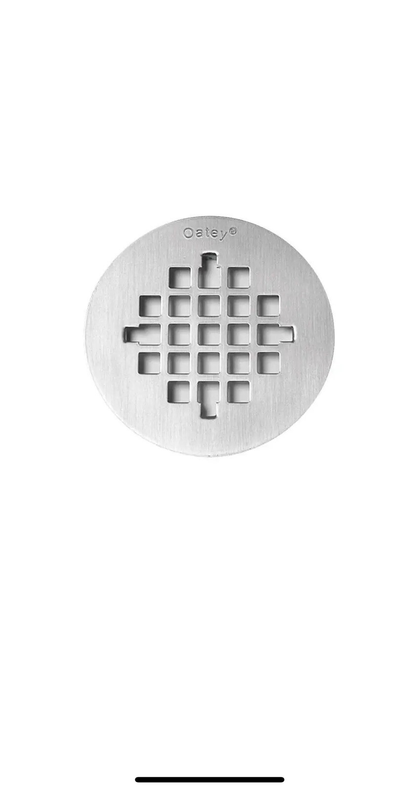 OATEY 42138 Shower Strainer,Snap In,SS,4-1/4in 1 Box (12 units Strainers . )