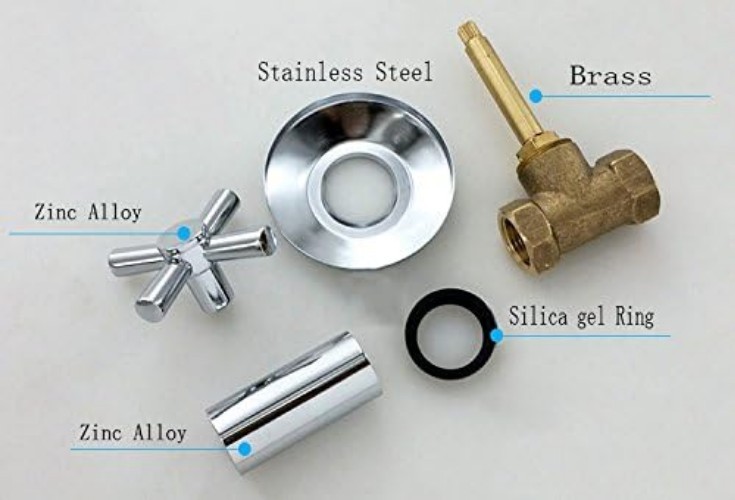 Durable 1/2-Inch NPT Brass Shower Valve with Chrome Finish – Easy Operation