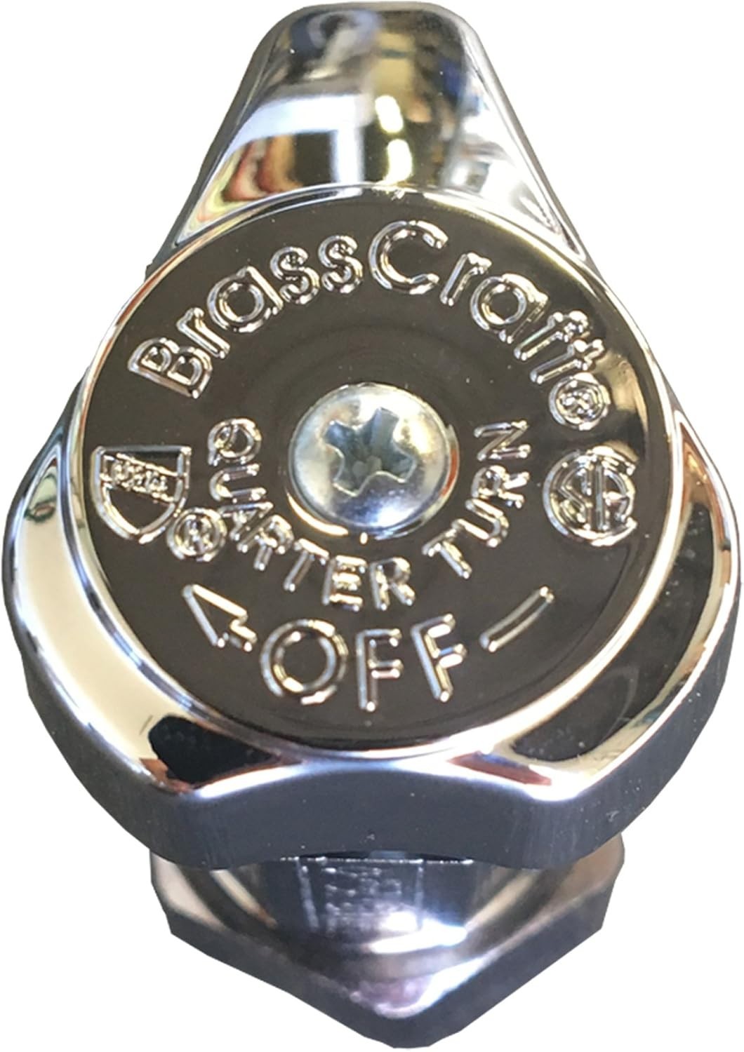 Convenient 4-Pack of Chrome-Plated 1/4-Turn Angle Stop Valves – Reliable & Safe