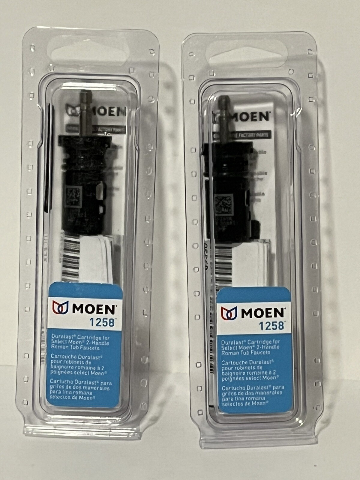 LOT of 6 GENUINE MOEN 1258 Single Handle 1258B Cartridge MADE in USA SELLER
