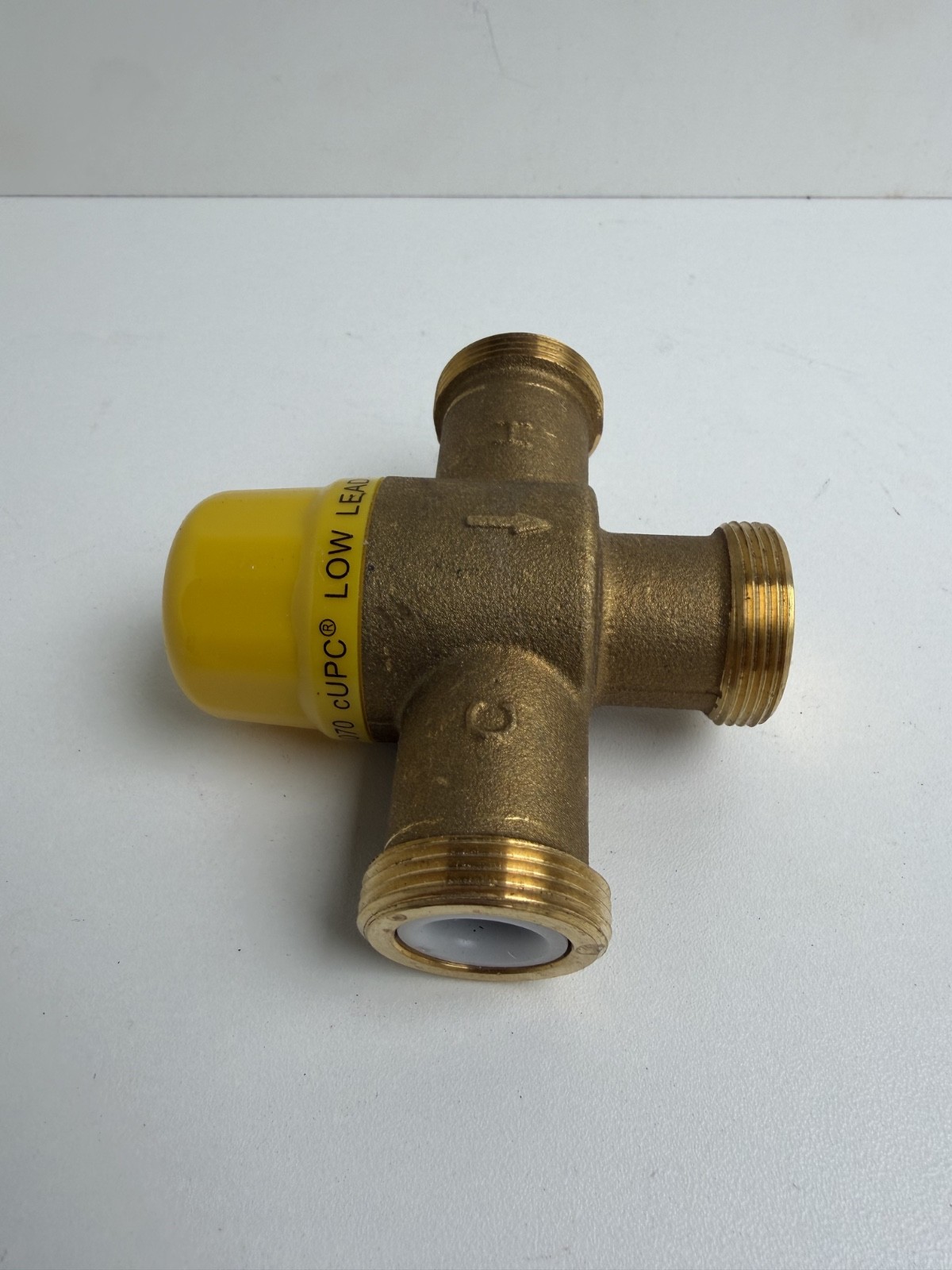Moen 104451 LowFlow Thermostatic Mixing Valve 1/2″ IPS, 3/8″ Compression Adapter