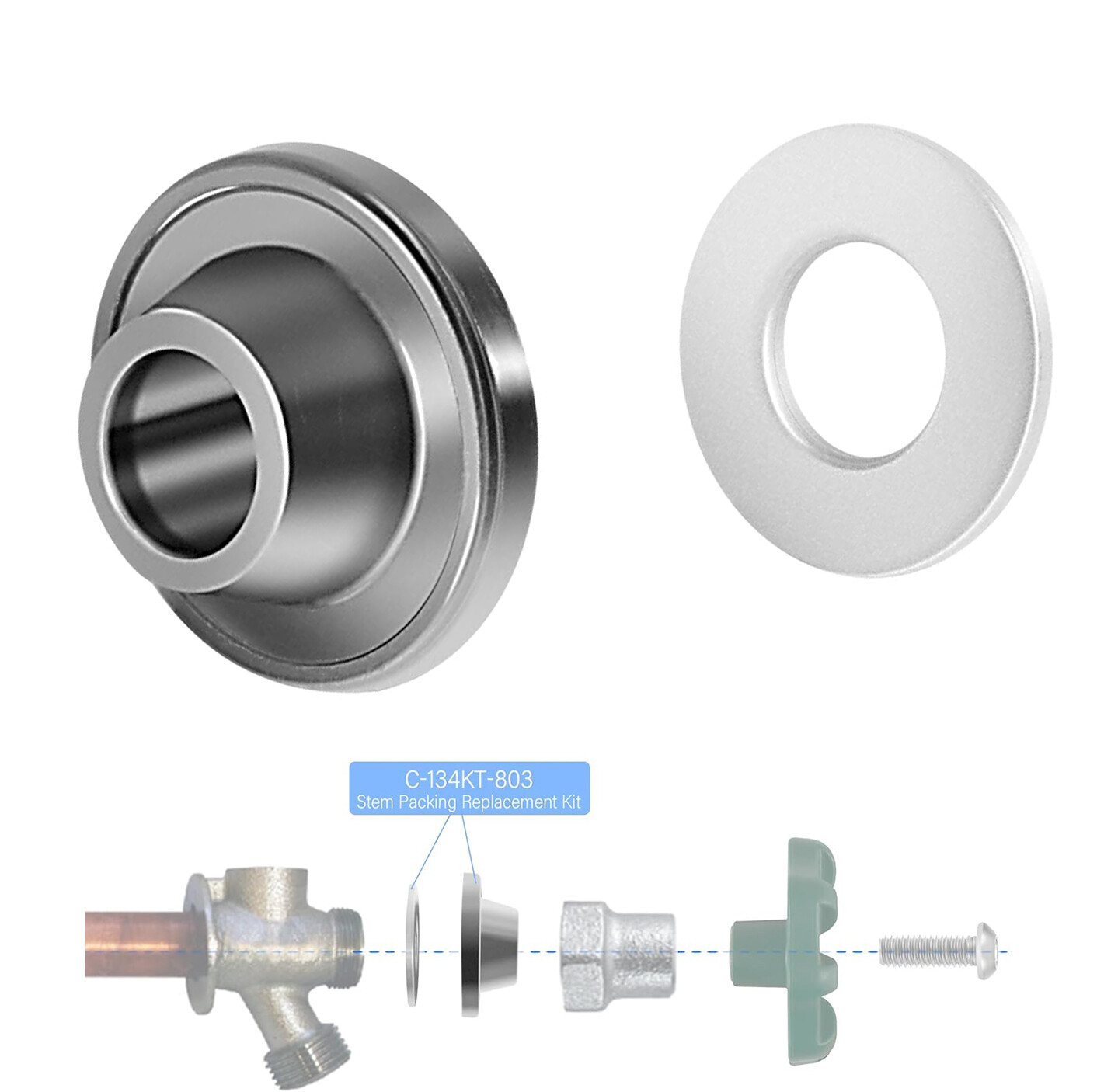 C-134KT-803 Stem Packing Kit for Prier Wall Hydrants C-134/135/144/154/434/P-164