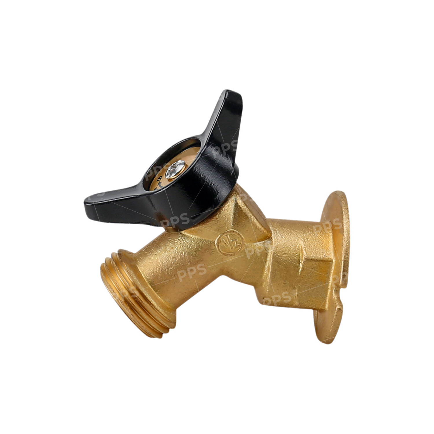 Midline Valve Hose Bib, Quarter Turn Sillcock Pipe, FIP x MHT Hose, Cast Brass