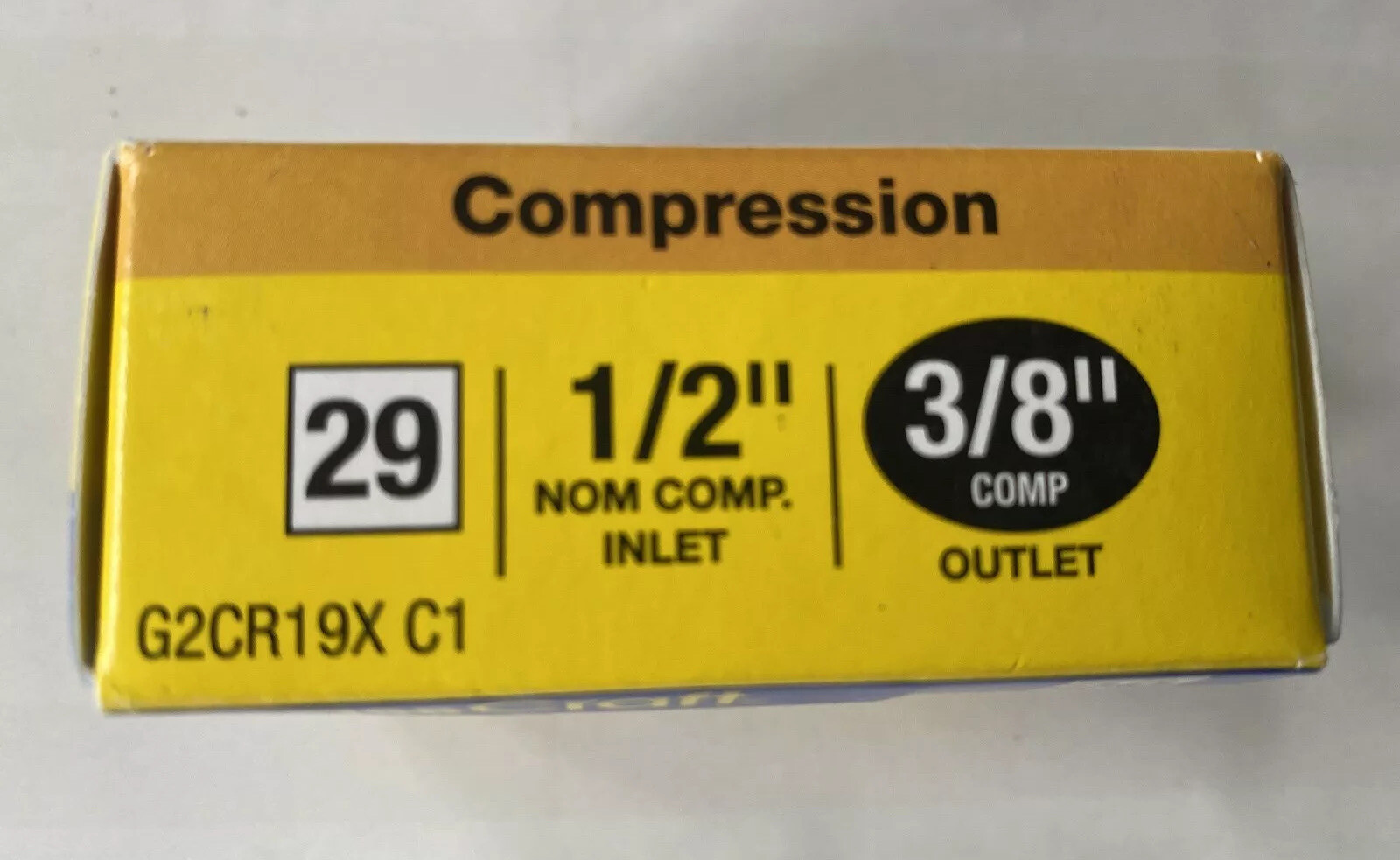1/2 in. NOM Comp x 3/8 in. OD Compression Outlet – BrassCraft G2CR19X C1