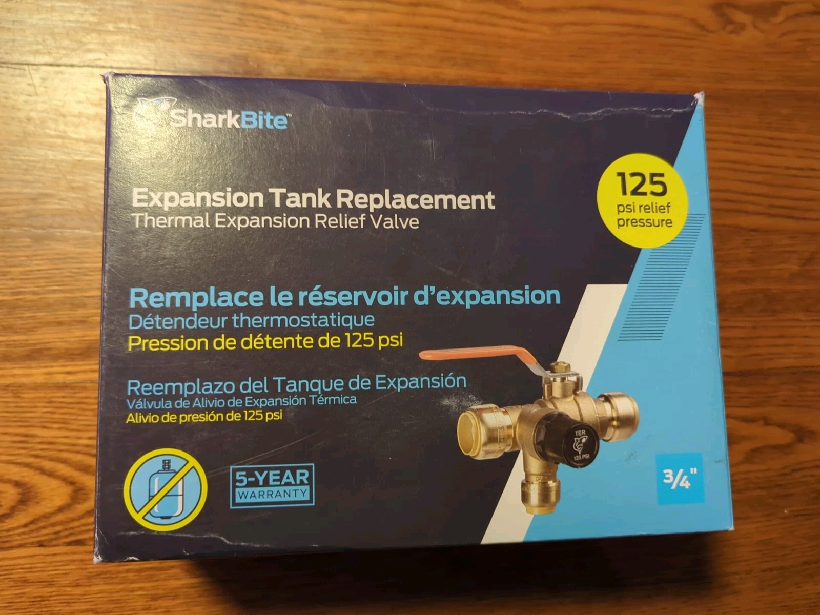 SharkBite 3/4 in. Brass Thermal Expansion Relief Valve 25704LF