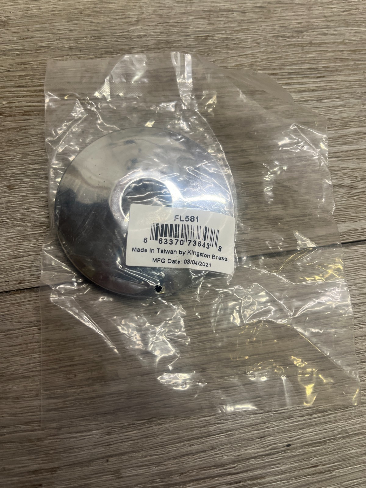 FL581 Made to Match 5/8″ OD Brass Flange Polished Chrome – Kingston Brass