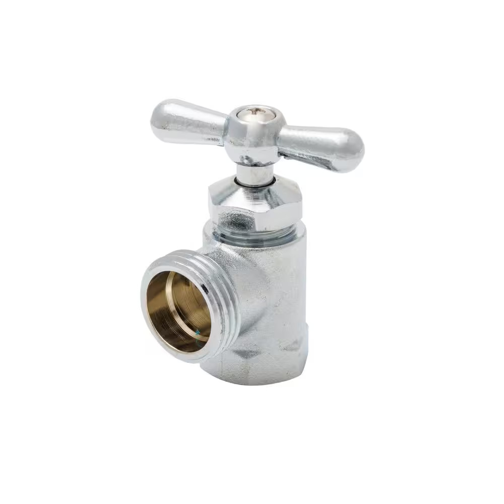 1/2 In. X 3/4 In. FIP X MHT Chrome-Plated Brass Front Operated Washing Machine V