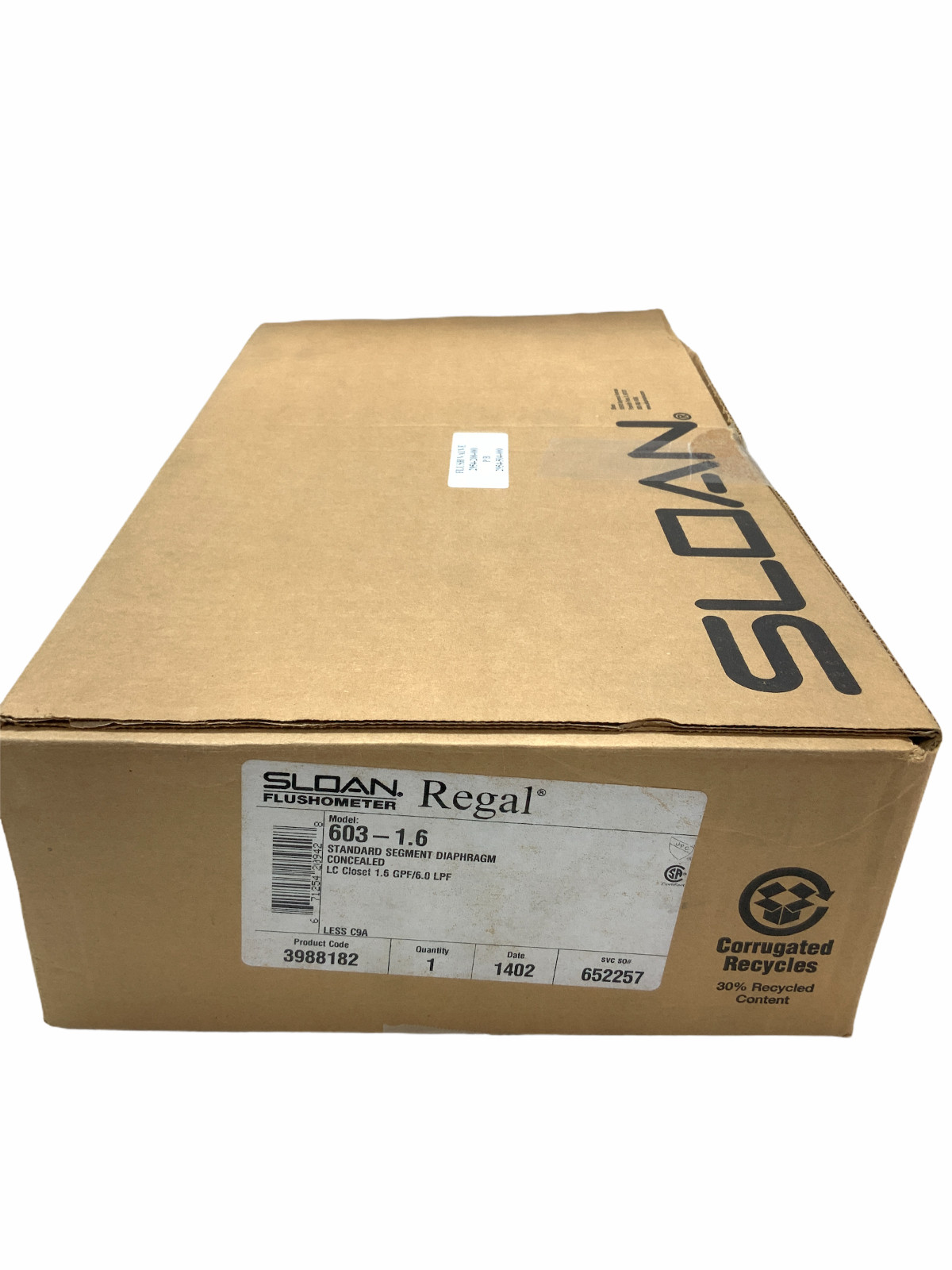 SLOAN 3988182 Sloan 603-1.6 STANDARD SEGMENT DIAPHRAGM GPF/6.0 LPF