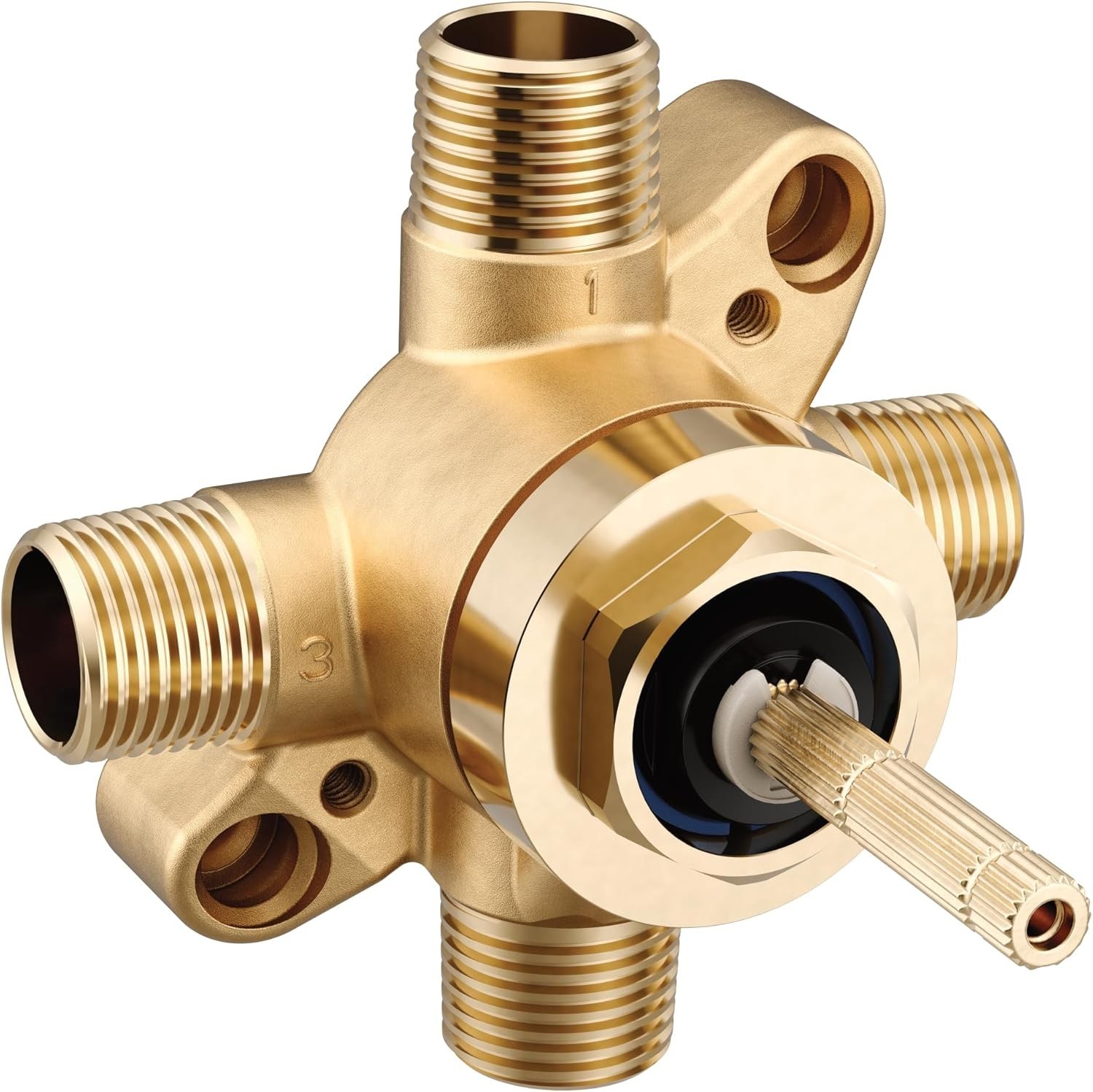 Moen U361CI M-CORE 3/6 Function 1/2″ CC/IPS Diverter Transfer Rough-in Valve