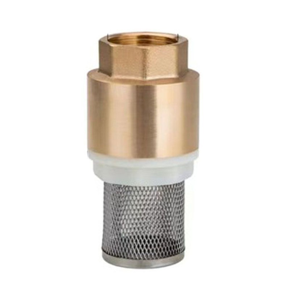 Valves Foot Valve 1 Inch Internal Thread Brass DN25/25 Mm Gold/Silver