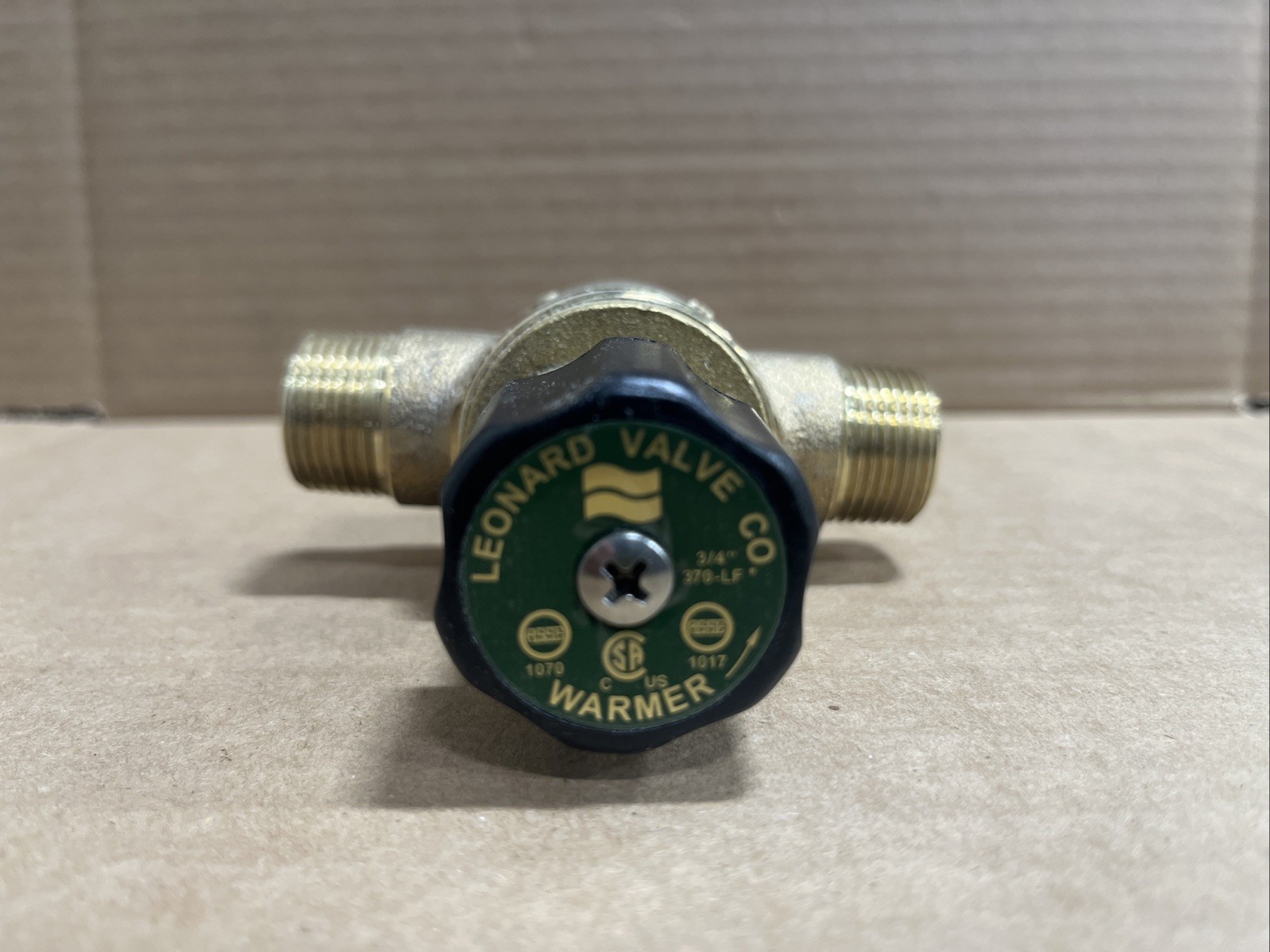 Leonard Valve 370-LF 3/4” Thermostatic Mixing Valve