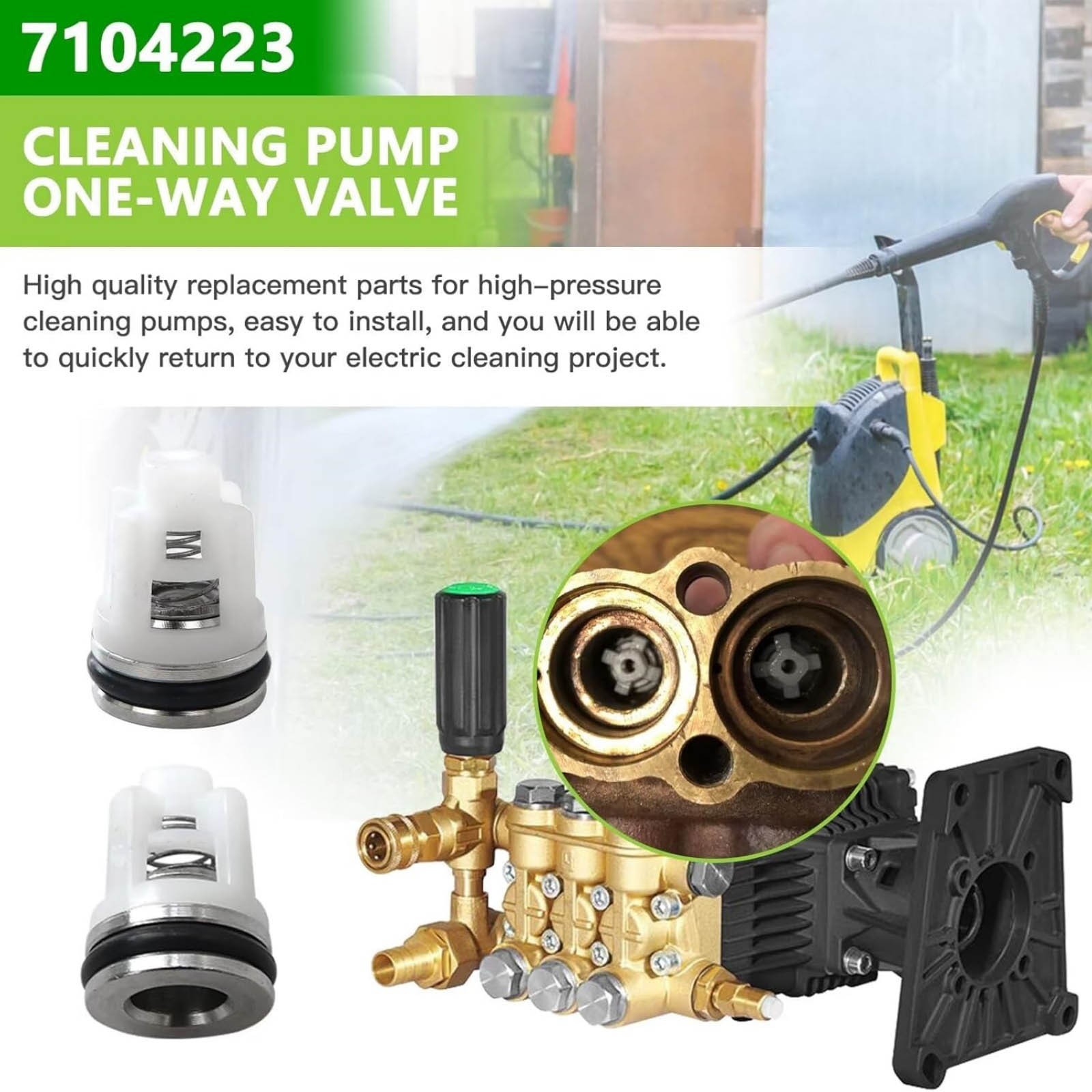 Valve Repair Kit 6 Pack 7104223 Fit for 510003 510005 510011 Pressure Washer