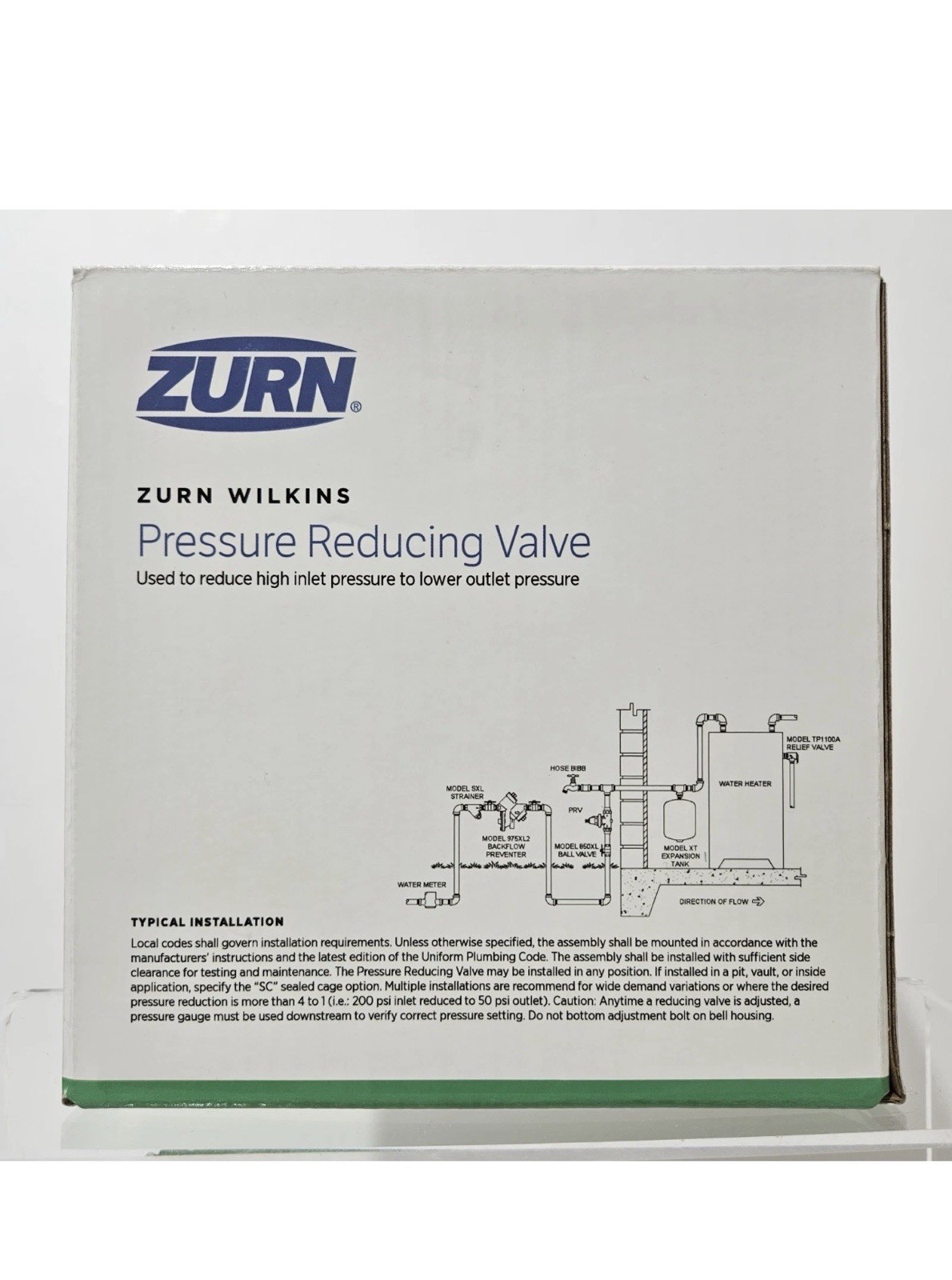 Zurn-Wilkins 34-NR3XLDUPEXF1960 3/4″ Brass Water Pressure Reducing Valve