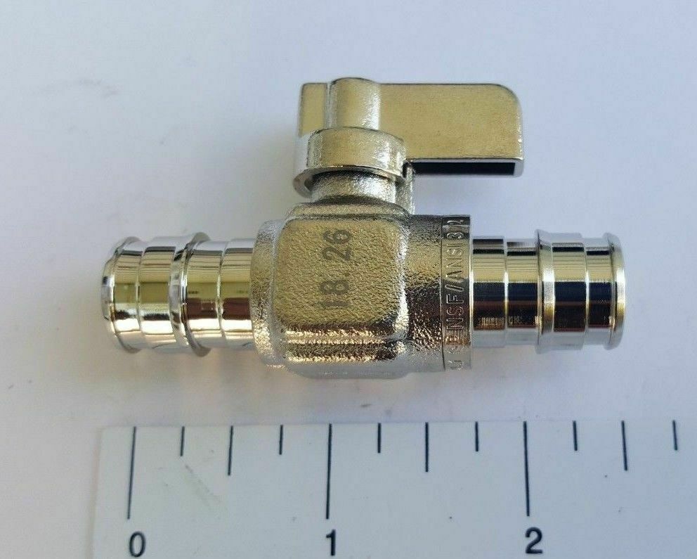 10) 1/2 Pex A Expansion F1960 MINI Straight Ball Valve
