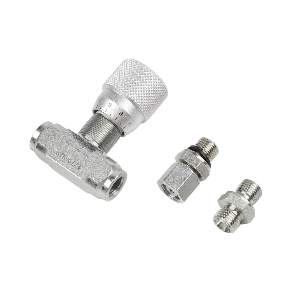 Hydraulic Two Way Control Valve with 08L Connector for Pneumatic Systems