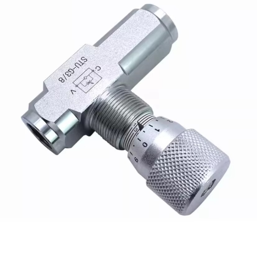 Hydraulic Flow Control Valve One Way Joint for Fluids Air Gases and Oils