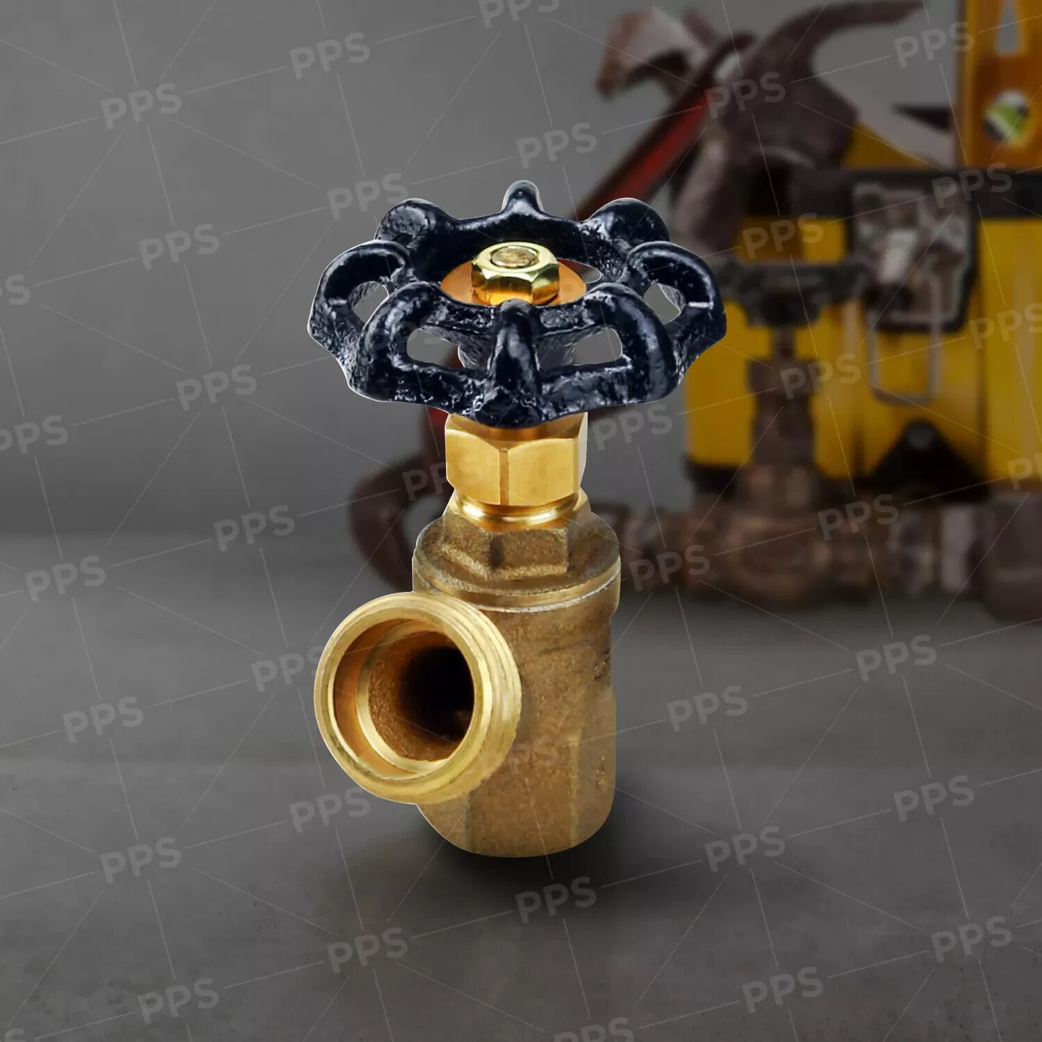 Midline Valve Boiler Drain Valve with Stuffing Box 1/2″in FIP x 3/4″in MHT Brass