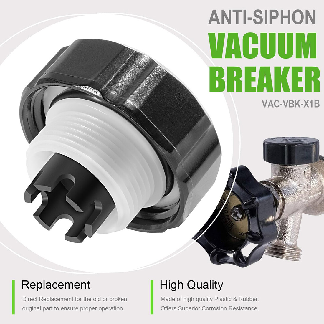 VACUUM BREAKER KIT FOR ANTI-SIPHON FROST-FREE SILLCOCK VALVES 1019-A REPAIR KIT