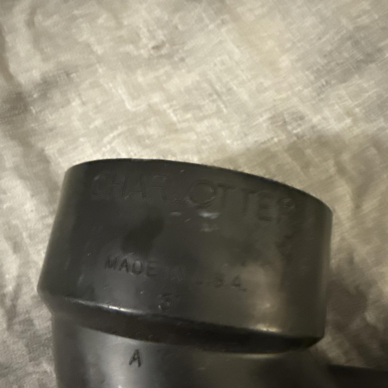 Charlotte Pipe ABS003021000 Black 90 Degree ABS Elbow 3 Hub x 3 Spigot Dia. in.