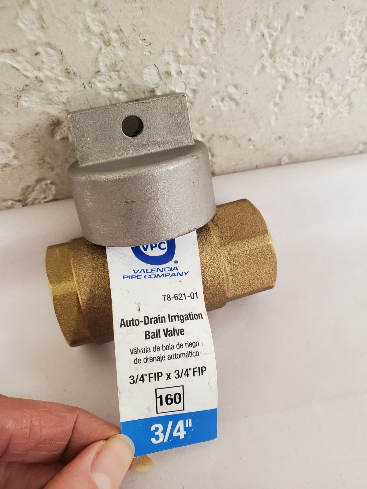 Valencia Pipe Company VPC 3/4 in. Auto-Drain Irrigation Ball Valve (78-621-01)