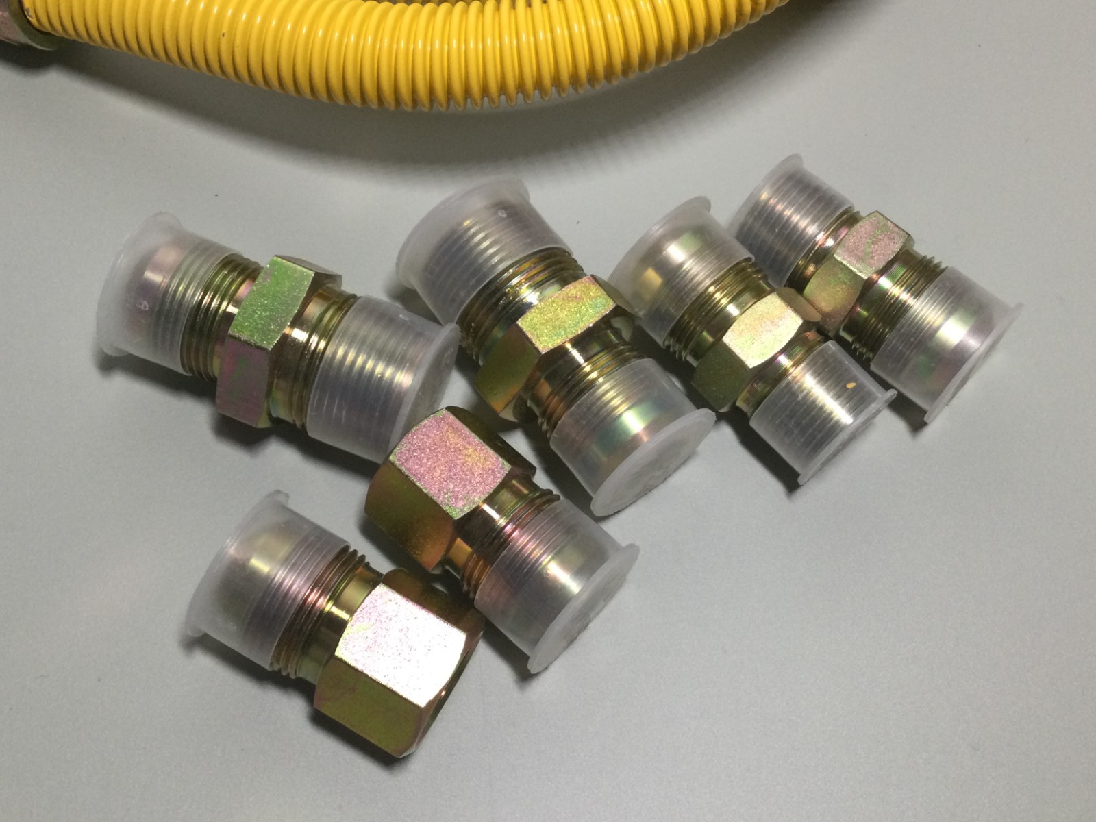 48″ Gas Connector kit 5/8 in. O.D. 1/2″ x 1/2″ for Dryer,Stove,Range, w/fitting