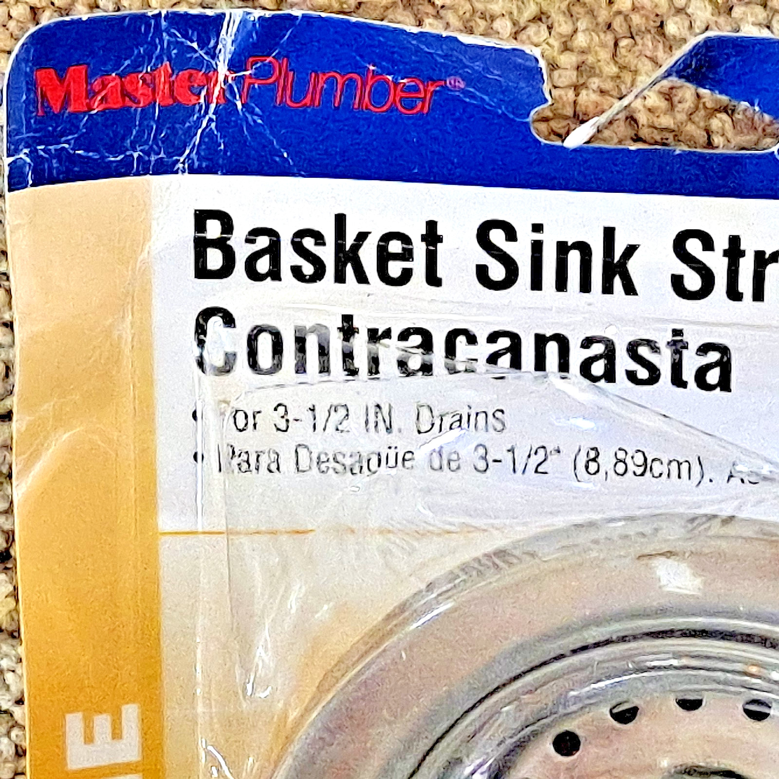 Lot of 2 MASTER PLUMBER BASKET SINK STRAINER # 452 896 NEW FREE SHIPPING