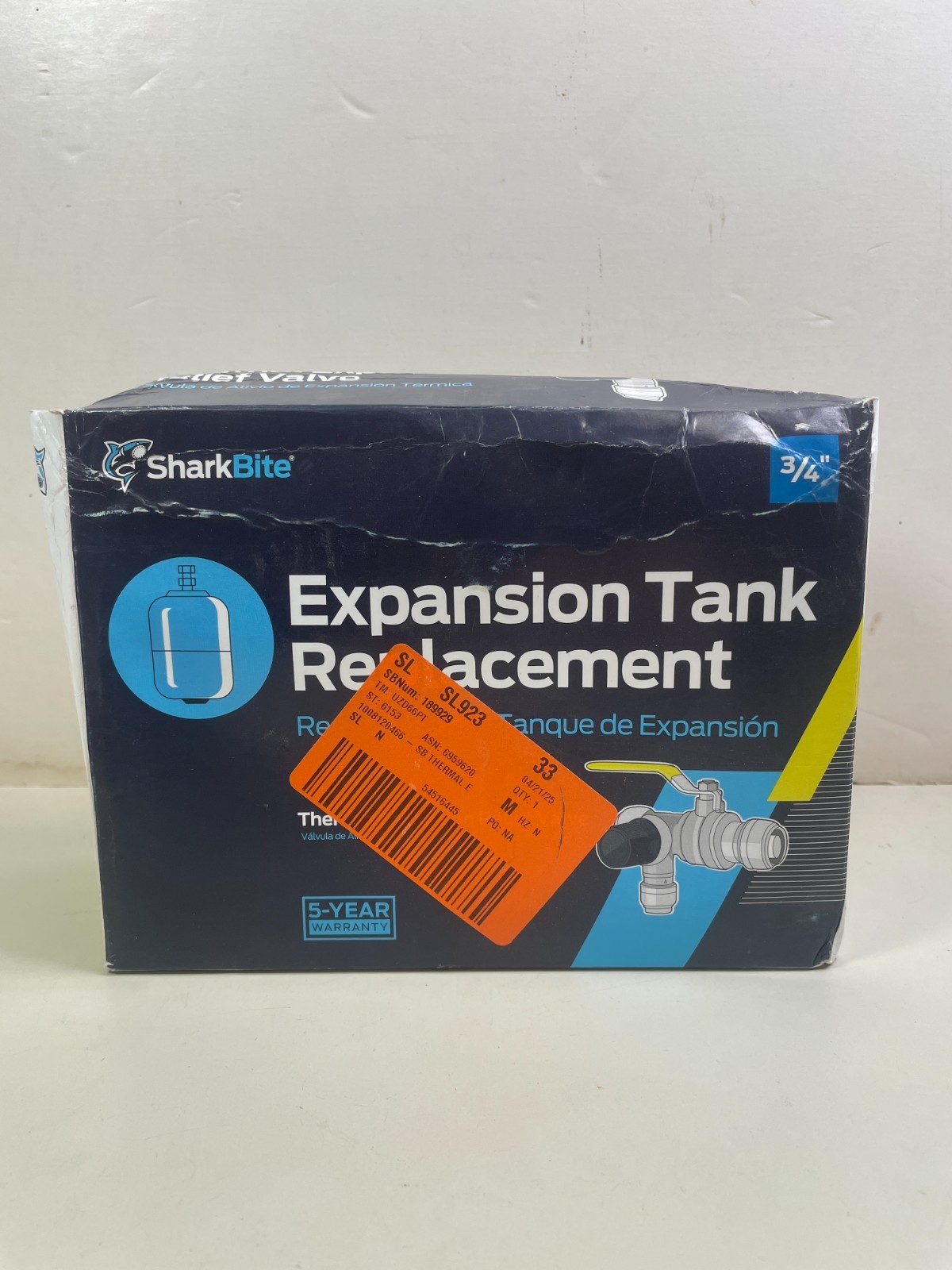 Sharkbite 3/4 in. Brass Thermal Expansion Relief Valve 25704LF