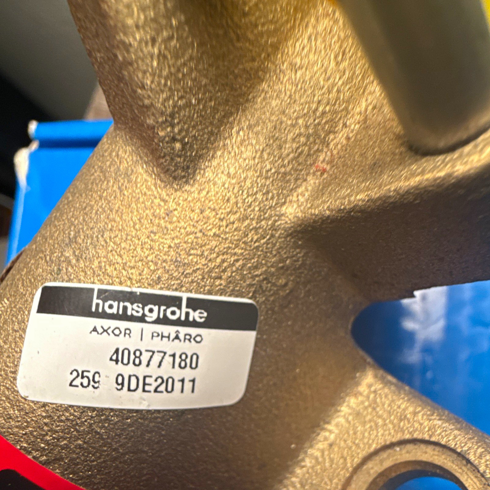 hansgrohe 40877180 Brass Valve Body Rough-In Valve, Unfinished Finish
