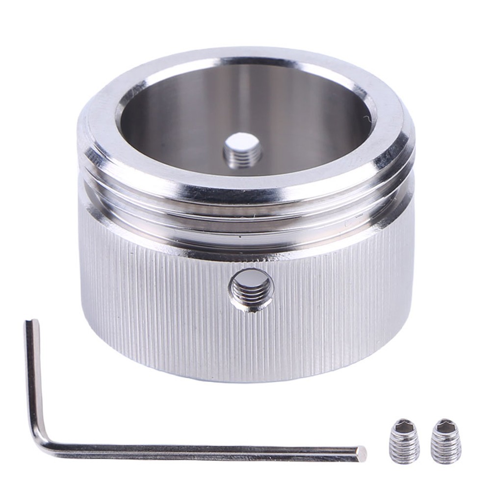 Stainless Steel Heat Valve Adapter with Vertical Stripes Universal for RA Valve